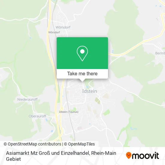 Карта Asiamarkt Mz Groß und Einzelhandel