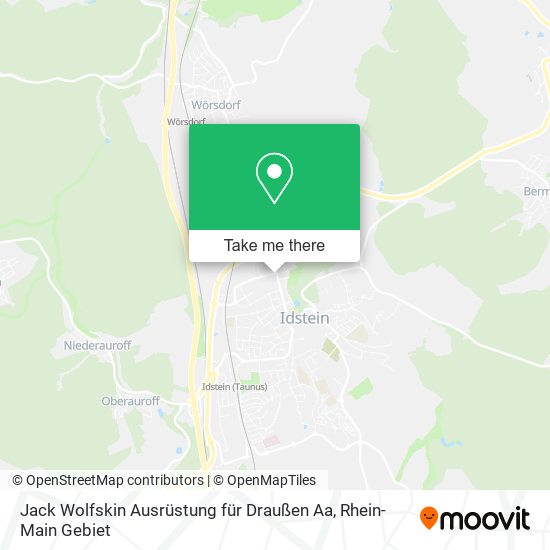 Jack Wolfskin Ausrüstung für Draußen Aa map