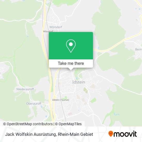 Карта Jack Wolfskin Ausrüstung
