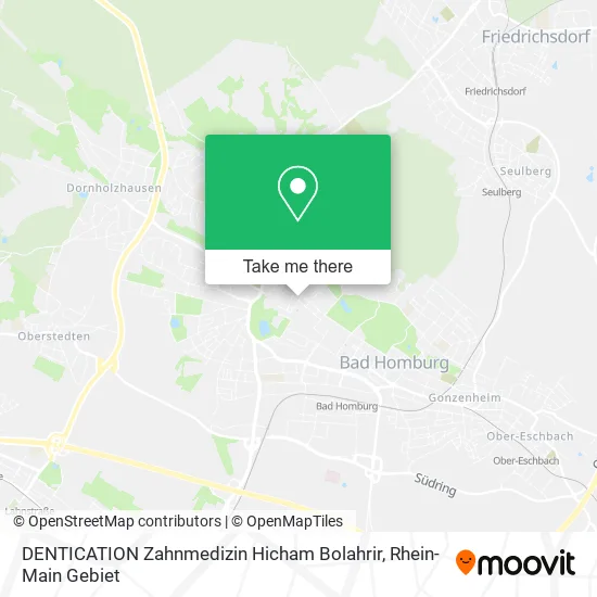 Карта DENTICATION Zahnmedizin Hicham Bolahrir