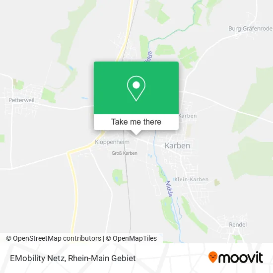 Карта EMobility Netz