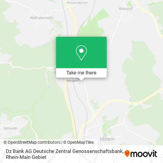 Карта Dz Bank AG Deutsche Zentral Genossenschaftsbank