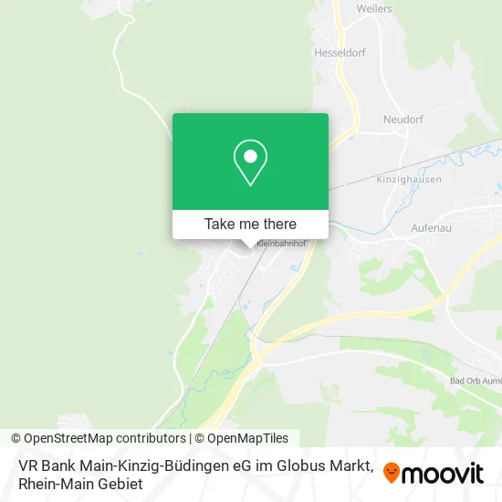 Карта VR Bank Main-Kinzig-Büdingen eG im Globus Markt