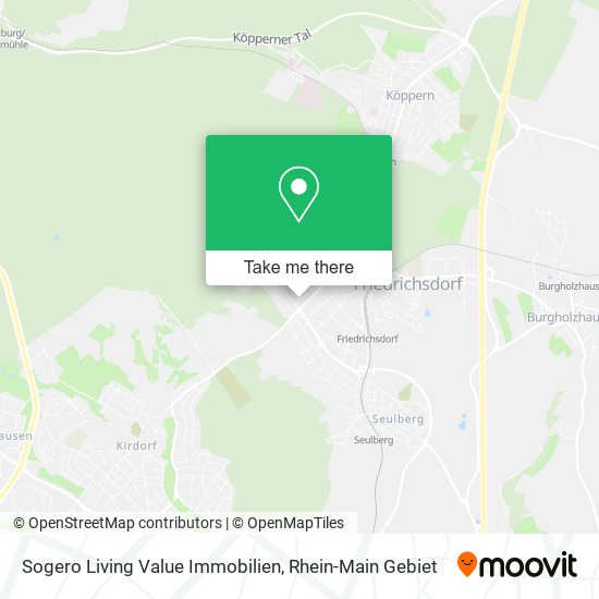 Sogero Living Value Immobilien map