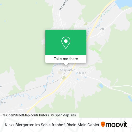Kinzz Biergarten im Schleifrashof map
