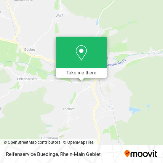 Карта Reifenservice Buedinge