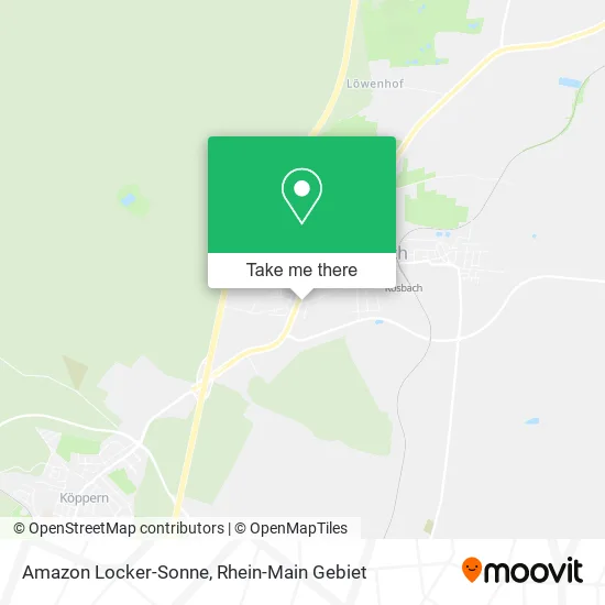Карта Amazon Locker-Sonne
