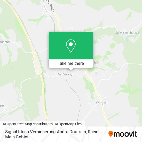 Signal Iduna Versicherung Andre Doufrain map