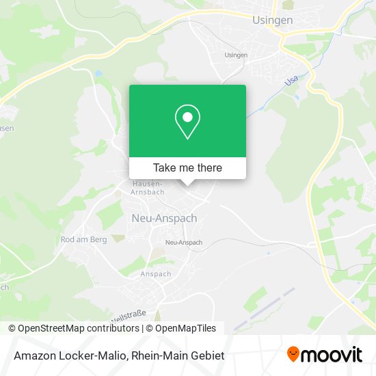 Amazon Locker-Malio map