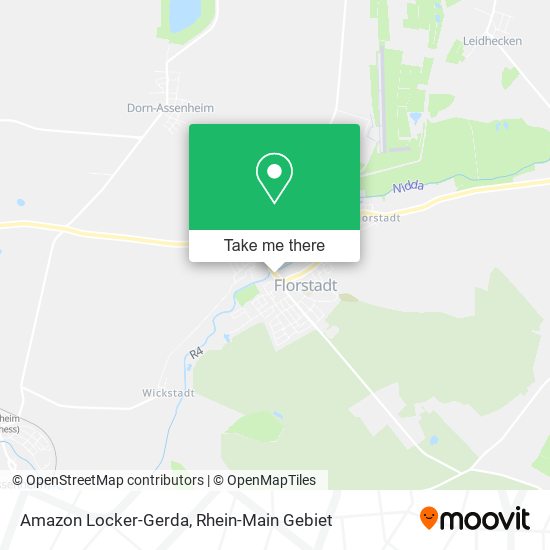 Amazon Locker-Gerda map