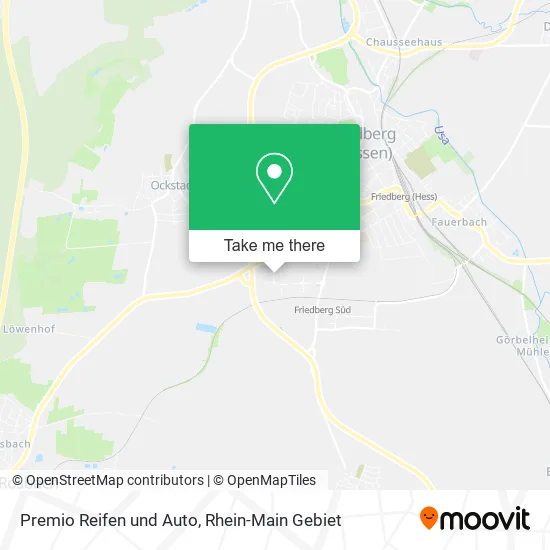 Карта Premio Reifen und Auto