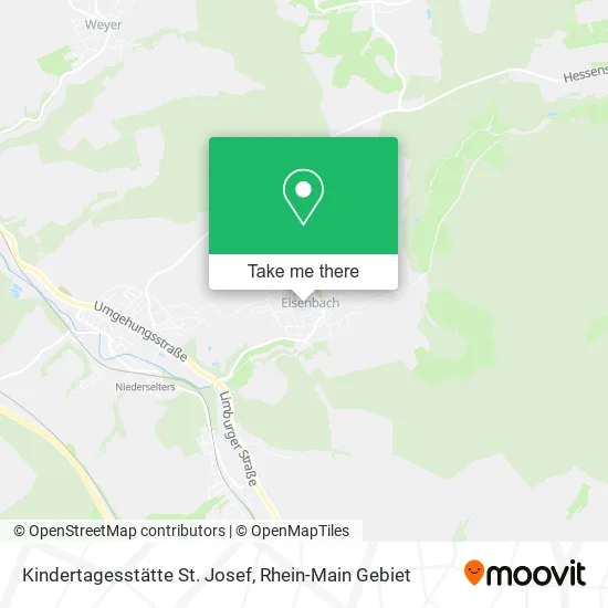 Карта Kindertagesstätte St. Josef