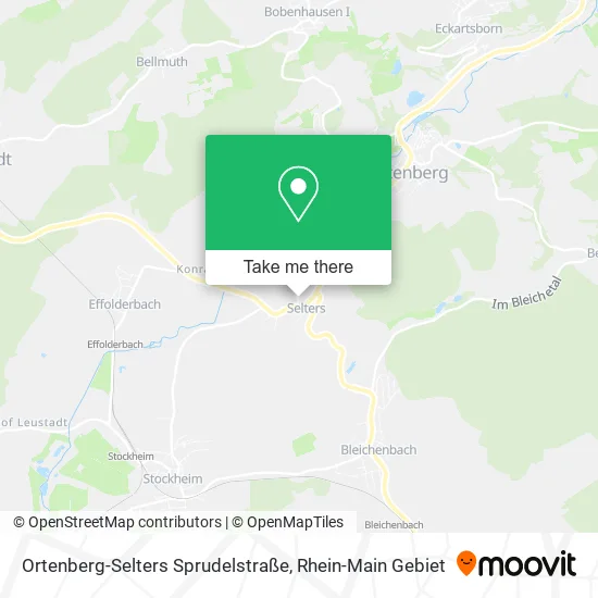 Карта Ortenberg-Selters Sprudelstraße