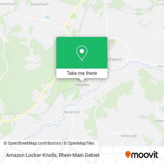 Amazon Locker-Knolls map