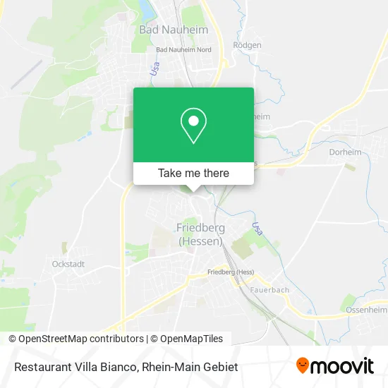 Карта Restaurant Villa Bianco