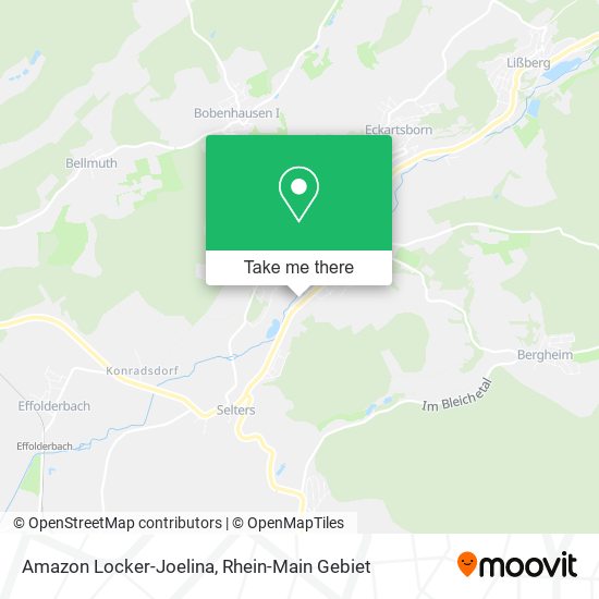 Amazon Locker-Joelina map