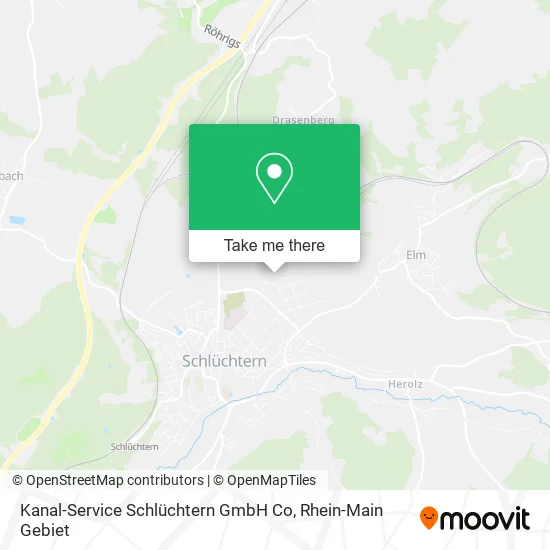Карта Kanal-Service Schlüchtern GmbH Co