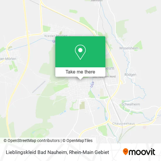 Карта Lieblingskleid Bad Nauheim