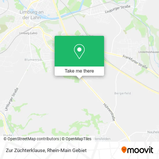Карта Zur Züchterklause