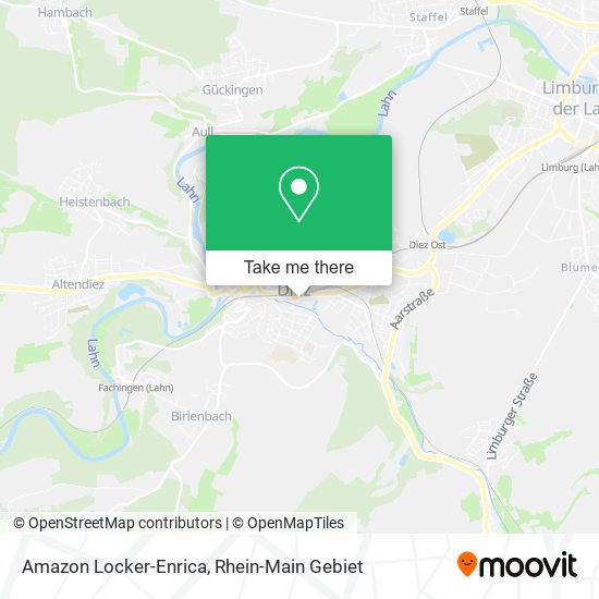 Amazon Locker-Enrica map