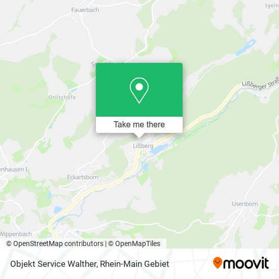 Карта Objekt Service Walther