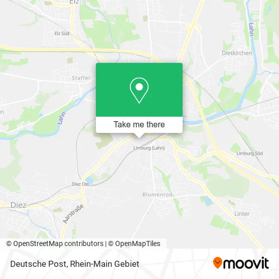 Deutsche Post map