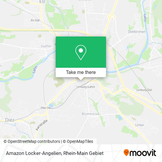 Amazon Locker-Angelien map