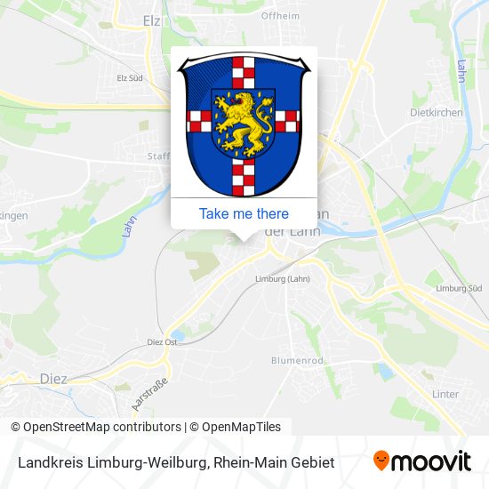 Landkreis Limburg-Weilburg map