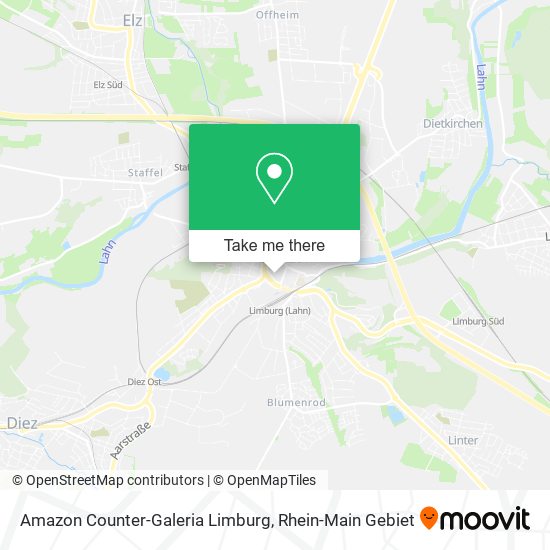 Карта Amazon Counter-Galeria Limburg