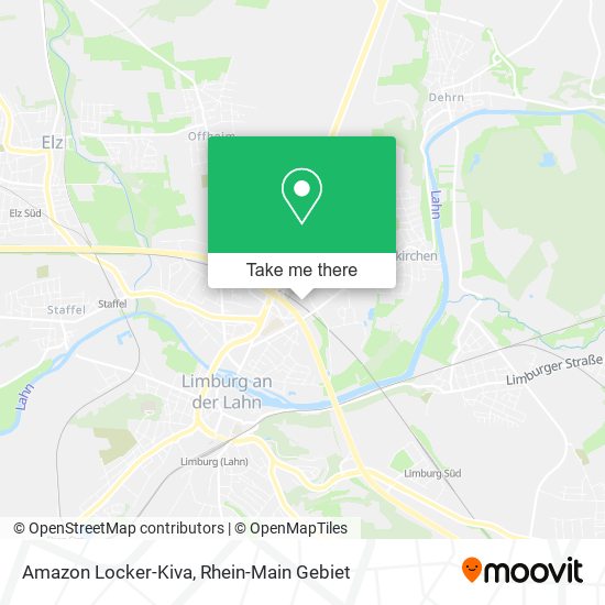 Карта Amazon Locker-Kiva
