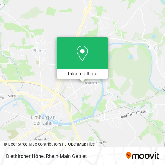 Карта Dietkircher Höhe
