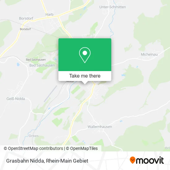 Карта Grasbahn Nidda