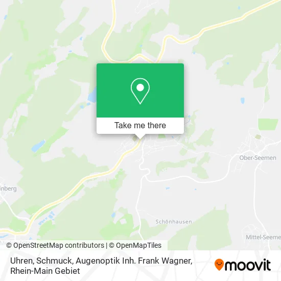 Карта Uhren, Schmuck, Augenoptik Inh. Frank Wagner