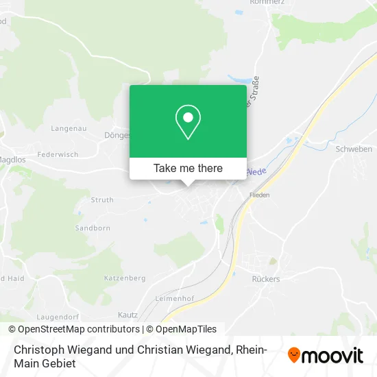 Карта Christoph Wiegand und Christian Wiegand