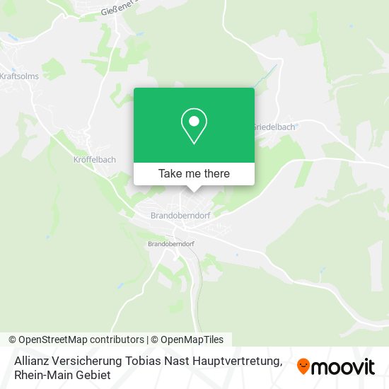 Allianz Versicherung Tobias Nast Hauptvertretung map