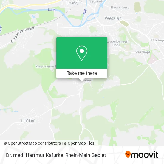 Карта Dr. med. Hartmut Kafurke