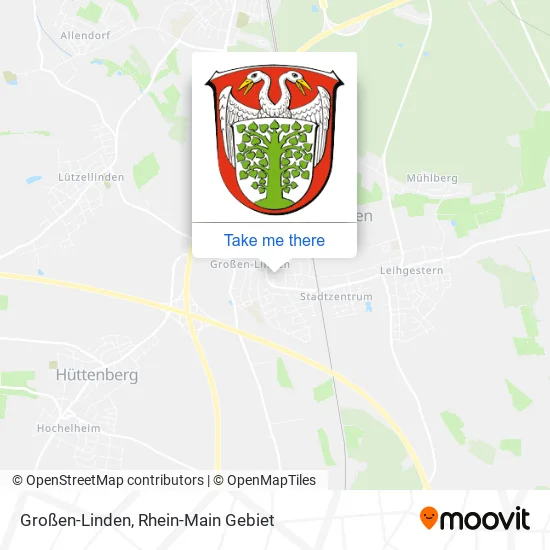 Карта Großen-Linden