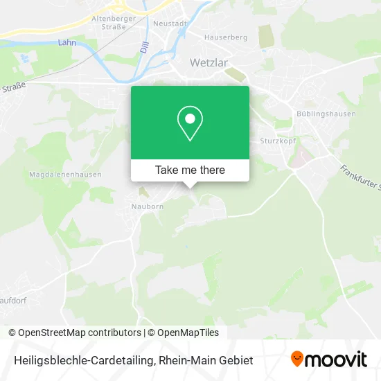 Карта Heiligsblechle-Cardetailing