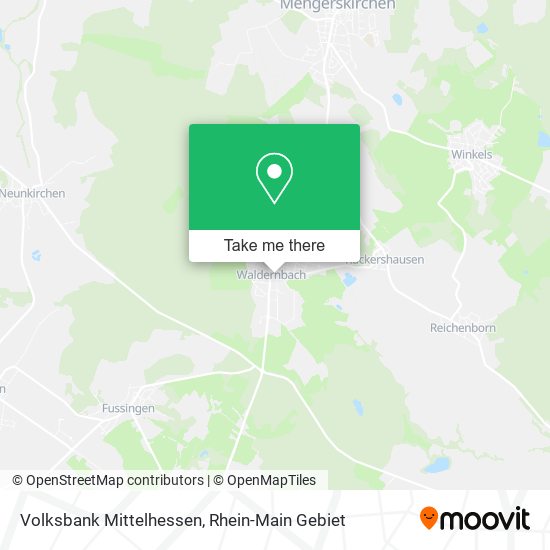 Volksbank Mittelhessen map