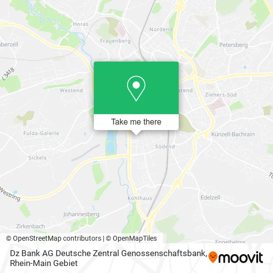 Карта Dz Bank AG Deutsche Zentral Genossenschaftsbank