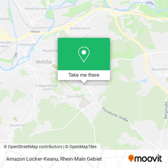 Amazon Locker-Keanu map