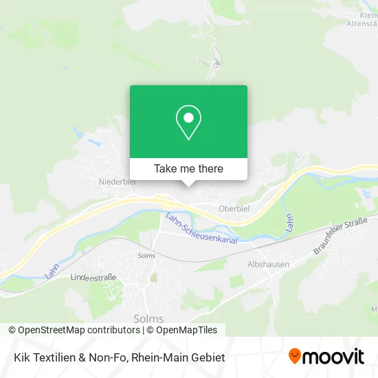 Карта Kik Textilien & Non-Fo