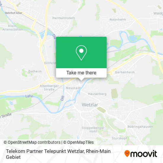 Карта Telekom Partner Telepunkt Wetzlar