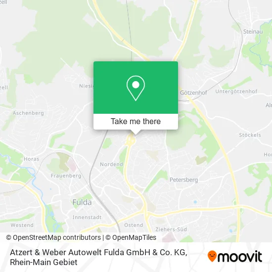 Карта Atzert & Weber Autowelt Fulda GmbH & Co. KG