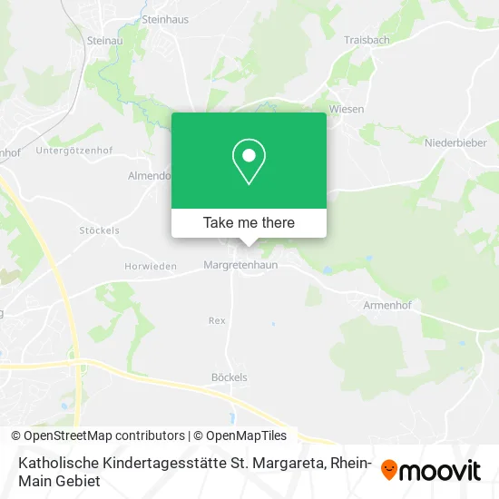 Карта Katholische Kindertagesstätte St. Margareta