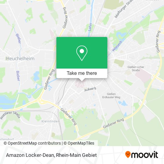 Amazon Locker-Dean map