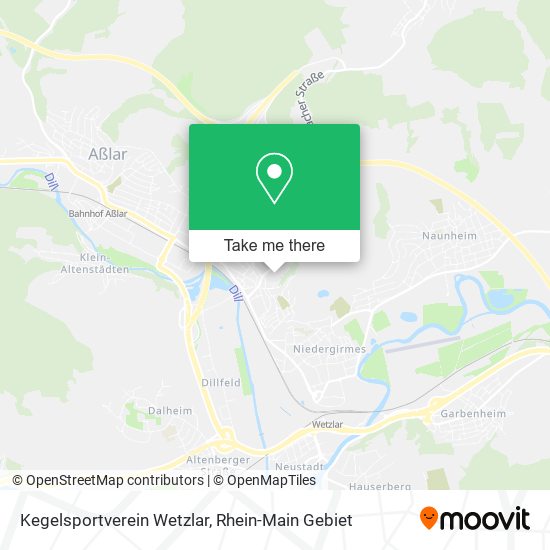 Kegelsportverein Wetzlar map