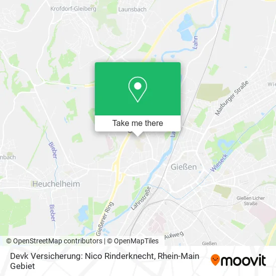 Карта Devk Versicherung: Nico Rinderknecht
