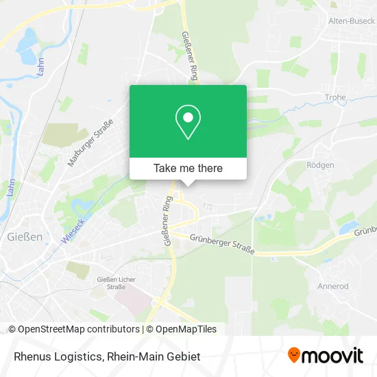 Карта Rhenus Logistics