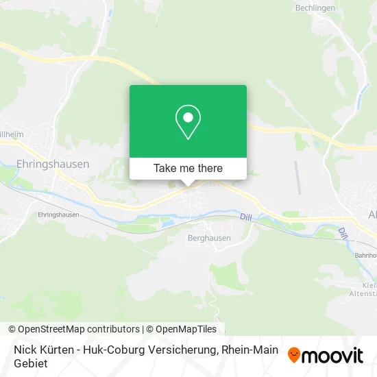 Карта Nick Kürten - Huk-Coburg Versicherung